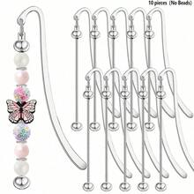 3/6/8/10pcs Beaded Bookmarks - Handmade Metal Bookmarks, Craft Beaded Book Charms, Exquisite Bookmarks, Perfect Gift For Book Lovers, Students, Teachers, Friends And Family - Beaded Bookmark - View 23