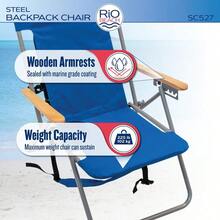 Chaise sac à dos en acier Rio Original - Par défaut - Voir 5