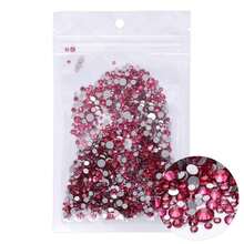 80+ Colors Silver Base Non-Hotfix Mixed Size SS3-SS20 1440pcs High Quality Handmade Rhinestones, Suitable For Wedding Dress Accessories And Other Applications - Silver Base, Mixed Sizes - View 20