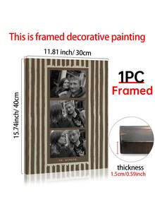 1pc Photo Print With Personalised Message Custom Poster, Custom Birthday Gift For Friend Or Partner, Choose Your Colour Text Customized Wall Art, Pictures Custom Photo, Customizable Things, Bedroom Decor, Optional Frame - Multicolor - View 14