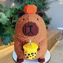 2026 New Popular Building Block PuzzleToy Set 1600 Pieces Cute Animal SeriesModel Home Decor Birthday Gift PuzzleCollection Building Block Decorative Toy - Multicolor - View 5