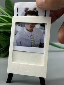 Mini Photo Easel Frame Reusable Desktop Display Stand Multi- Scenario Decorative Gift For Birthday Anniversary Festival Perfect For Friends Classmates - A - View 9