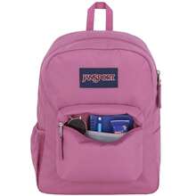 JanSport Cross Town Backpack - Pink Women Backpacks - Pink - View 3