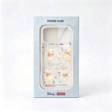 1pc Disney Winnie The Pooh Acrylic Magnetic Phone Case, Cute & Adorable, Anime Cartoon Design, Wireless Charging Compatible, Unisex Protective Shell Compatible With Iphone 17/17 Pro/17 Pro Max/17/16/15/14/13/12 Series - White - View 11