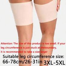 2 Pairs Women's Anti-Chafing Thigh Bands, High Elastic Silicone Anti-Friction Leg Sleeves, Anti-Snagging Thigh Bands - Multicolor - View 4