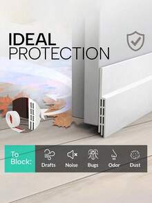 Self-Adhesive PVC Round Decorative Trim, Flexible Bendable Corner Guard Strip, Peel And Stick Edge Sealing Strip, Suitable For Wall Edges, Cabinets, Ceilings, Baseboards, Door Frames, Home DIY Renovation - Door Gap Seal - View 9
