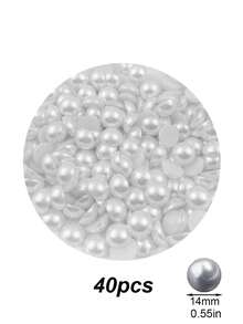 1 Set Of Pearl Bow Balloons, Including 1 Butterfly Balloon+24 Pearl Decorations+1 Pc Glue, Decorative Balloons, Party Atmosphere Decor, Scene Props, Suitable For Wedding Decor, Proposal, Date Photo Props, Indoor/Outdoor Decor, Bridal Shower, Birthday - Multicolor - View 12