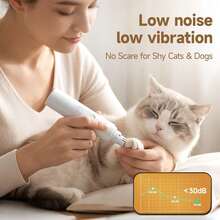 1pc High Power Electric Pet Nail Grinder, Suitable For Cats And Dogs Of All Sizes - Multi-color - View 5