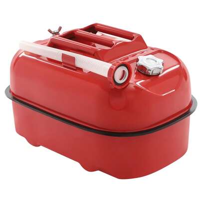 20L Portable Fuel Tank With Hose, Petrol And  Fuel Storage Container 4.4 Gallon, Leak Resistant Fuel Can For RV Motorcycle Outboard Engine Campi