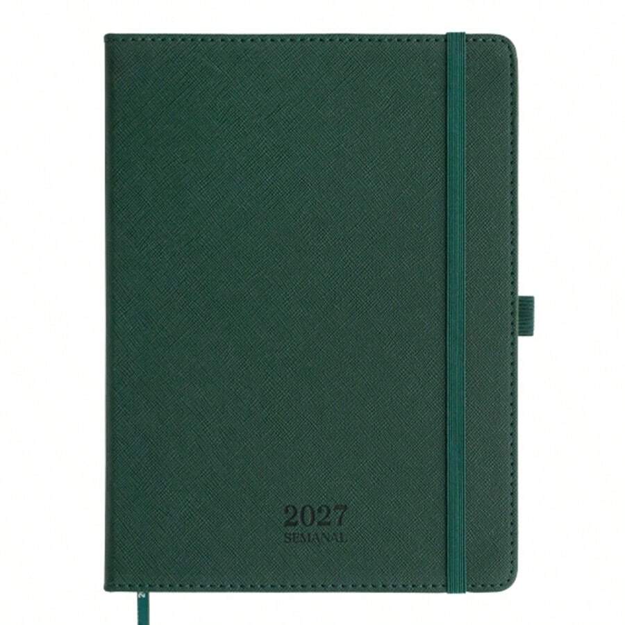 PromoClick Agenda Semanal Ejecutiva 2027 De Pasta Rígida - Verde - Ver 1