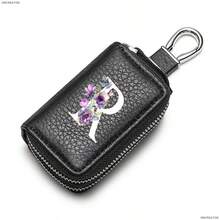 White Flowerdouble-Layerkeybagwithincreased Capacity,Men's PUconvenientkeystorage Bag,Keychain,Suitableforkeystorageandorganization,An Interestinggift - Multicolor - View 14