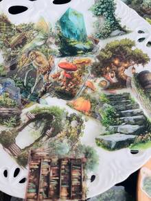 50pcs Forest Aesthetic Stickers DIY Planner Journal Scrapbook Notebook Laptop Water Bottle Waterproof Decorative Decals - 50pcs - View 4