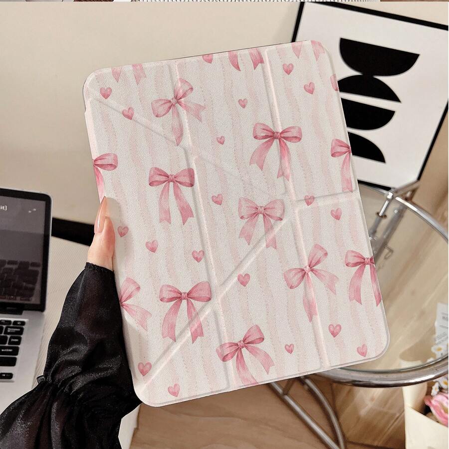1件裝貝殼薄型支架防震防摔筆槽平板保護殼，相容 iPad 10.9/10.2/Air 5th Gen/Pro 11/10th/9.7/Air 2/7th/8th Gen/Air 4/5/Air 13/11(M3 2025)/11(A16 2025)，相容 Oppo Pad，相容 MatePad，相容 Honor Pad