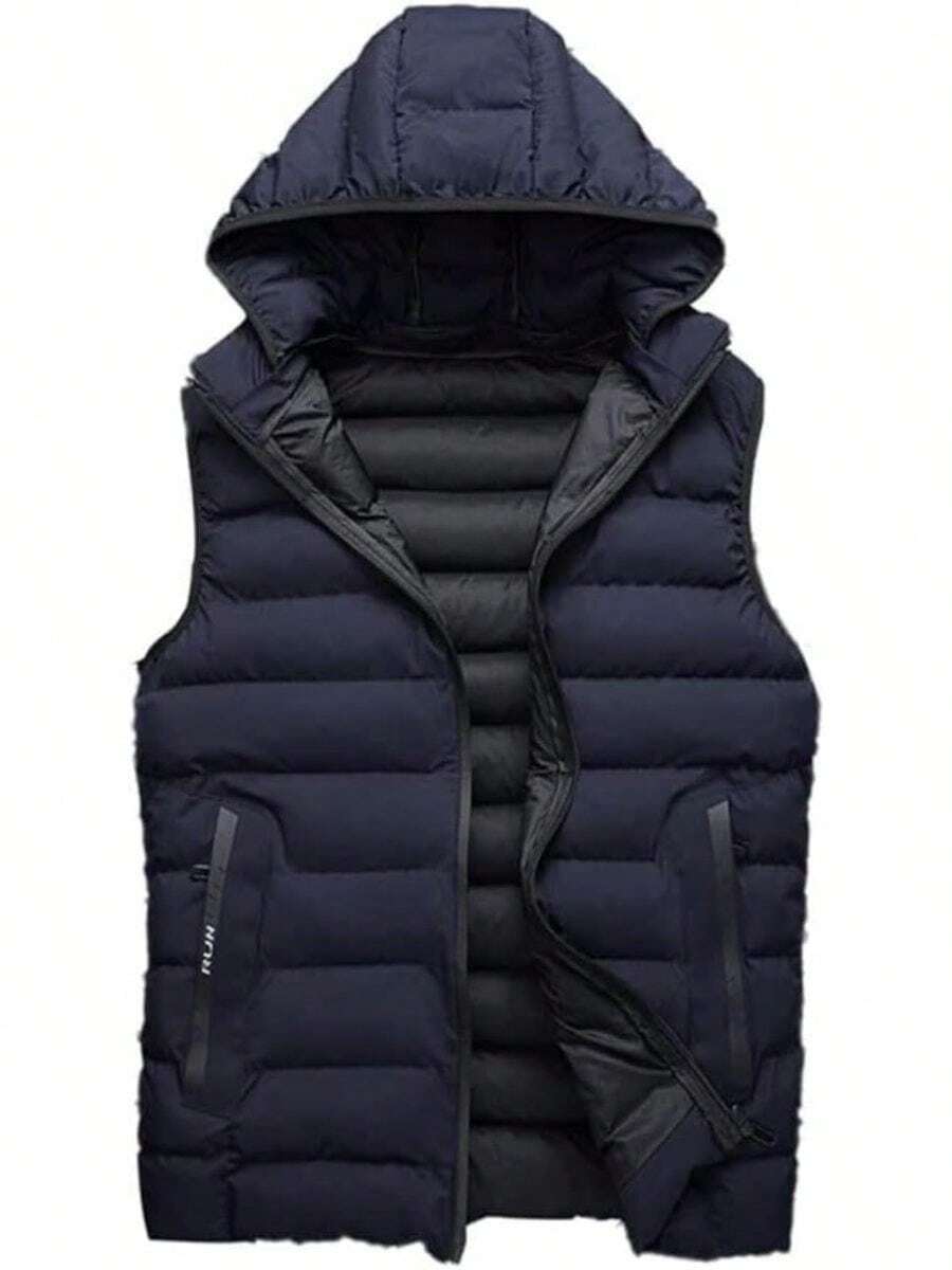 Men Thermal Underwear Vests - Blue - View 1