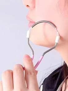 4pcs Women's Facial Hair Removal Kit, Pink Epilator With 3 Nose Hair Trimmers, Gentle Spring Depilation Tools, Reusable Portable Beauty Grooming Set, Skin-Friendly Manual Epilator - Upgraded Version - View 10