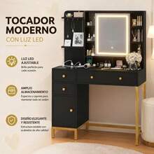 Vanities & Vanity Benches - Black - View 6