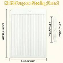 1 Set Bone Folder Scoreboard - Handmade Scoreboard Envelope Maker, Scratch Board, Durable Multi-Purpose, For DIY Envelopes, Gift Box Templates, Greeting Cards, Scrapbooking, Paper Crafts, Gift Decorations And Adult Craft Supplies - One Size - View 8