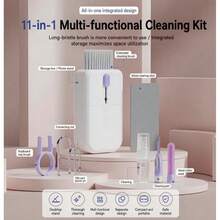 10-In-1 Multifunctional Cleaning Brush Set For Keyboard, Earphones, Phone Screen, Phone Charging Port, Microphone, Shower Head, Faucet, Dust Removal And Keycap Removal Tool - Multi-color - View 1