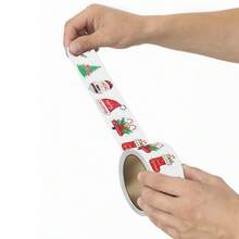 TYFYO 500pcs Laser Cartoon Christmas Stickers Christmas Gift Wrapping Label Sticker Scrapbook Stationery,1" - Laser 3 - View 4