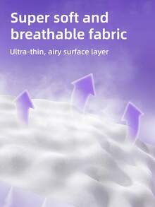 5/20pcs Sanitary Pads Pants, Overnight, Easy On/Off Design, Hook & Loop Closure, Quick Absorption, Ultra-Thin Soft Cotton, Suitable For Heavy Flow, Primarily For Night Use, Also Suitable For Daytime - Period Pants - No Need to Take Them Off - View 6