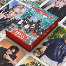 1 قطعة 55 بطاقة صغيرة THIS & THAT للأطفال، بطاقات LOMO فوتوكارد من منتجات K-POP، صينية S - A - مشاهدة 1