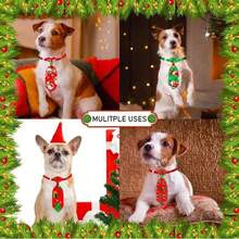 Hot Christmas Pet Ties Bow Ties Assorted Colors Holiday Supplies For Dogs Cats - Multicolor - View 2