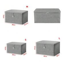 2025 Storage Box With Combination Code Lock Storage Box With Lid Fabric Closet - OC0000043018110 - View 2