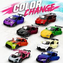 3PCS/4PCS Random Style Temperature-Sensitive Color-Changing Toy Cars, Random Style Alloy Sliding Racing Cars With 3-Door Function. Car Doors And Trunk Can Open, Magic Hot Water Color Change, Water Pool Bathroom Children's Toys, Summer Beach Toys, Ideal Gift For Grandchildren On Easter, Christmas, Birthday, Classroom Graduation Reward Small Gift - Multicolor - View 6