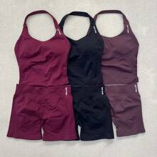 Women Two-Piece Outfits - Blue - View 7