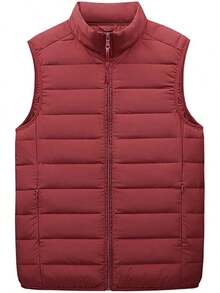 Men Thermal Underwear Vests - Apricot - View 1