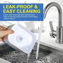 1pc Kitchen Dish Soap Dispenser, Dish Soap Dispenser, 2-In-1 Soap Dispenser, Suitable For Sink Countertop, Plastic Soap Dispenser, Quick Refill, Durable, With Sponge, Liquid Detergent Dispenser, Kitchen Tool - New Soap Dispenser - View 11