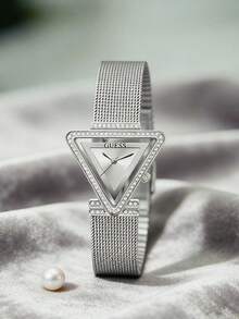 GUESS Women's Quartz Watch, Unique Triangular Gold Case Design, Exquisite Luxury Gift For Her, Perfect For Special Moments GW0504L3 GW0508L2 GW0508L1 - one-size - View 6