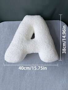 1pc White Creative DIY Letter Throw Pillow, Freely Combine The Letters You Want, Soft And Comfortable Pillow Cushion, High-Quality Home Decor, Can Be Decorated According To Needs, Ideal Creative Gift For Holidays, Birthdays, Halloween, Christmas - 40*35*10 - View 11