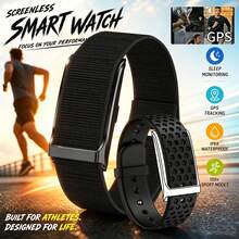 Gawsug GAWSGU Dual Strap No Screen Fitness Tracker GPS Track IP68 Waterproof Smart Band Heart Rate Sleep Monitor Calorie Minimalist Bracelet - View 13