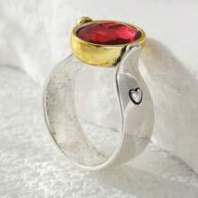Vintage Bohemian Handmade Women's Ring, Suitable As Anniversary, Holiday Gift For Her - Silver - View 6