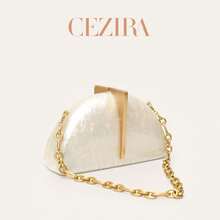 CEZIRA Semi-Circular Dome Acrylic Box Evening Bag For Women, Luxury Glamorous Designer Chain Shoulder Bag Clutch, Suitable For Party, Banquet, Wedding - Multicolor - View 9