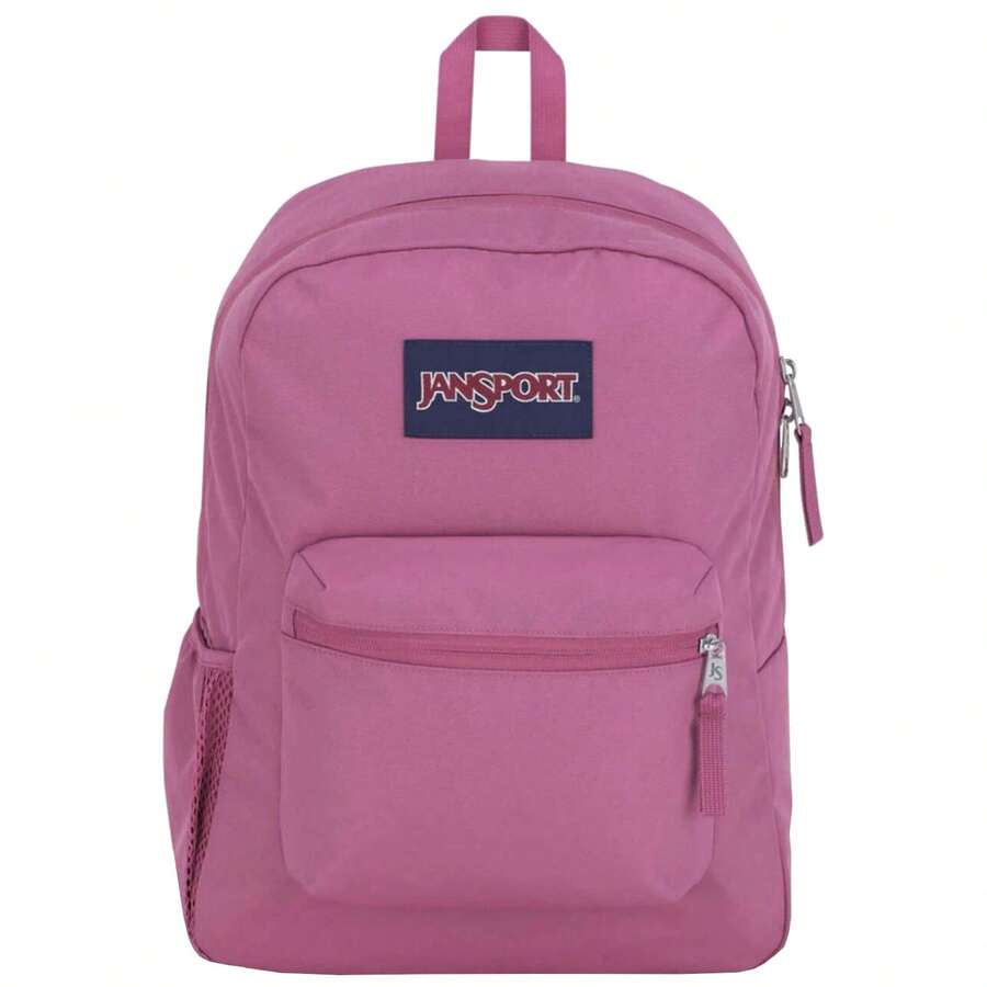 JanSport Cross Town Backpack - Pink Women Backpacks - Pink - View 1