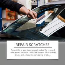 Glass Crack Repair Kit, Clear Vision Car Windshield Nano Repair Fluid Set, Quickly Fixes Cracks, Long-Lasting Effect, Not Easy To Peel Off, Improves Glass Transparency, Restores New Visual Effect - A - View 7