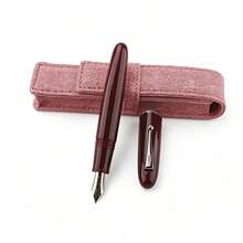 Bút máy Jinhao 9019 Demonstrator thân acrylic trong suốt, ngòi F, kèm túi đựng bút bằng vải đỏ, quà tặng viết văn phòng - 9019 - Xem 3