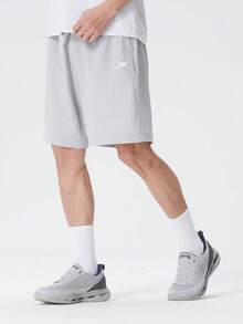 Skechers Men's Woven Shorts Comfortable Minimalist Casual Sports Shorts P226M208-02VP - Dawn Blue Gray - View 2