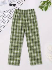 New Men's Fashion Casual Autumn/Winter Home Pajama Pants - Mint Green - View 2