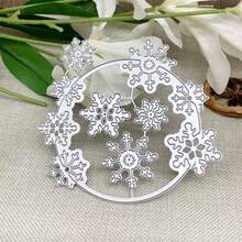 Circle Flowers Lace Metal Cutting Die Cuts, Wedding Lace Stencils DIY Crafts Cards Dies Cuts For DIY Embossing Card Making Photo Decorative Scrapbooking - MC490+5PCS Embossed Paper - View 10