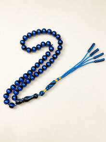 45pcs 10mm Tasbih Prayer Beads, Handmade Woven Tassel Resin Muslim Prayer Beads - 45 Prayer Beads - View 4
