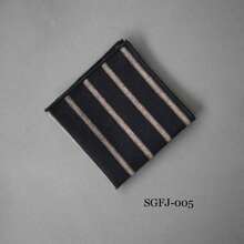 1pc/3pcs Plaid Striped Solid Color Pocket Square, Men's Suit Pocket Handkerchief, Minimalist Casual Fashion, Suitable For Banquet, Birthday, Wedding, Ceremony, Party, Washable And Reusable - Multicolor - View 6