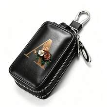 Double Layered Enlarged Capacity26 Letter Key Bag Men's PUkeystorage Bag Keychain Keychain,A Gift Full Of Love,Fun Gift,Men's Gift,Gift For Loved Ones - Multicolor - View 10
