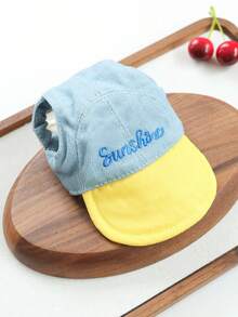 1PC Pet Accessory 2026 New Arrival Small Dog Puppy Cat Cute Pet Simple Versatile Sun Protection Hat Lemon Sea Salt Hat - Multicolor - View 4