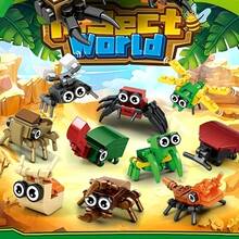 Insect World 10-In-1 Building Block Toy, Includes 10 Cute Insect Designs: Dragonfly, Spider, Beetle, Mantis And More. Can Be Assembled Into A Scorpion King Mecha, Offering Rich And Diverse Gameplay. DIY Assembly Effectively Develops Hands-On Ability, Concentration And Spatial Imagination. Fun Creative Building Model, Suitable For Boys And Girls, Perfect Educational Gift For Birthdays And Holidays. - Animal Building Blocks - View 5