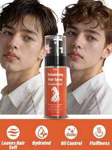 Volumizing Hair Spray | Hair Styling Spray | Anti-Frizz Hair Spray | Volumizing Styling Spray, Contains Castor Oil And Hydrolyzed Fiber Protein, Non-Sticky, Long-Lasting Volume, Elasticity And Styling Power, Suitable For Halloween Costumes, 80ml/2.705fl.Oz - Formal Wear-4 - View 8