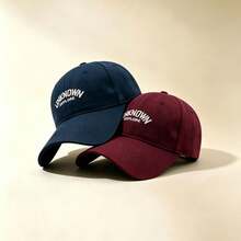 1pc UNKNOWN EXPLORE Letter Embroidered Baseball Cap, Adjustable Soft Cotton Dad Hat, Unisex Casual Sun Hat For Outdoor Sports Daily Travel - Multicolor - View 5