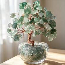 2026 New 2D Flat Printed Small Acrylic Green Crystal Tree Decor, Christmas Table Decoration Gift, Home Decor, Kitchen Decor, Room Decor, Party Decor, Decorative Craft, Desk Decor, Dining Table Decor - 1PC - View 2